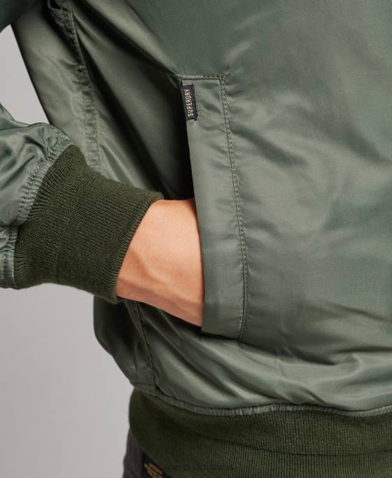 Superdry jachetă bomber vintage ma1 îmbrăcăminte verde bărbați JX0Z4656