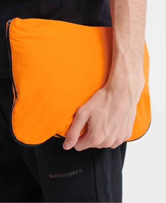 Superdry jachetă cagoule casual îmbrăcăminte portocale bărbați JX0Z4713