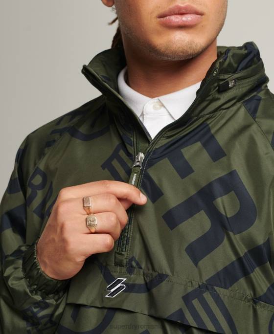 Superdry jachetă casual grafică esențială îmbrăcăminte kaki bărbați JX0Z4552