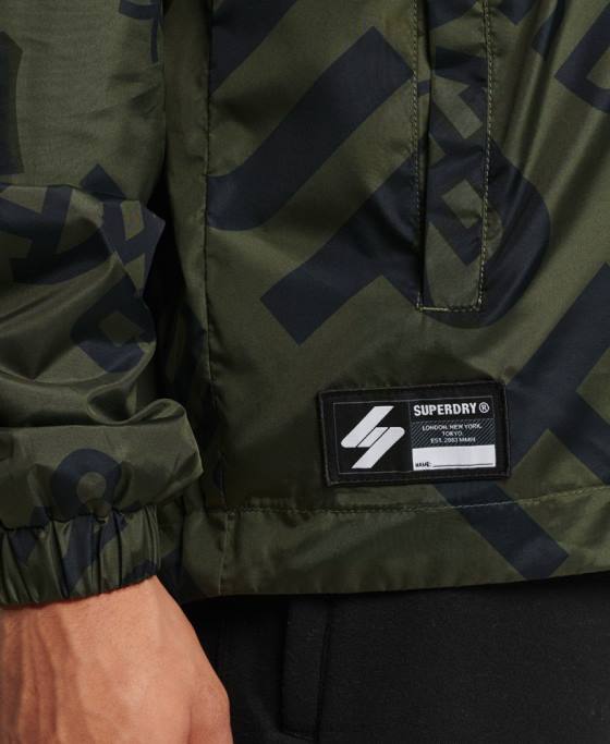 Superdry jachetă casual grafică esențială îmbrăcăminte kaki bărbați JX0Z4552