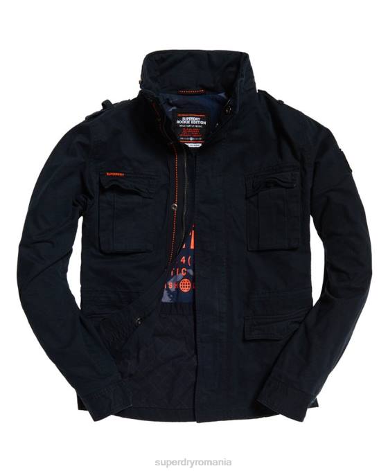 Superdry jachetă clasică de buzunar pentru începători îmbrăcăminte marina bărbați JX0Z4754