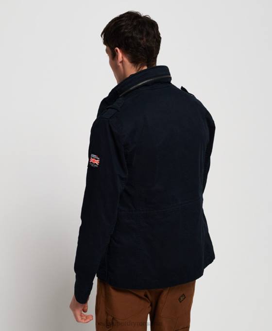 Superdry jachetă clasică de buzunar pentru începători îmbrăcăminte marina bărbați JX0Z4754