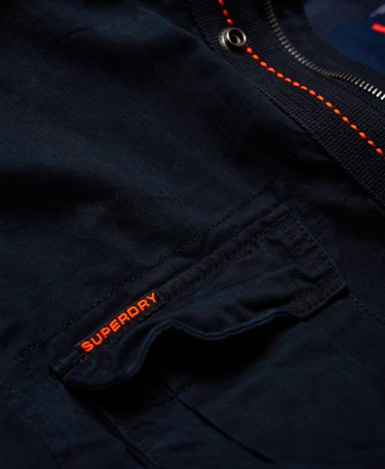 Superdry jachetă clasică de buzunar pentru începători îmbrăcăminte marina bărbați JX0Z4754