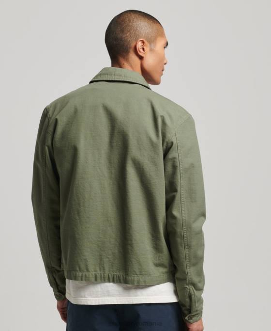 Superdry jachetă clasică harrington îmbrăcăminte kaki bărbați JX0Z905