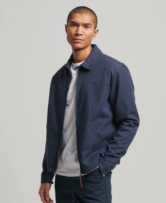 Superdry jachetă clasică harrington îmbrăcăminte marina bărbați JX0Z907