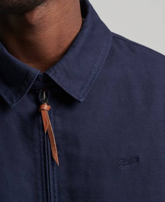 Superdry jachetă clasică harrington îmbrăcăminte marina bărbați JX0Z931