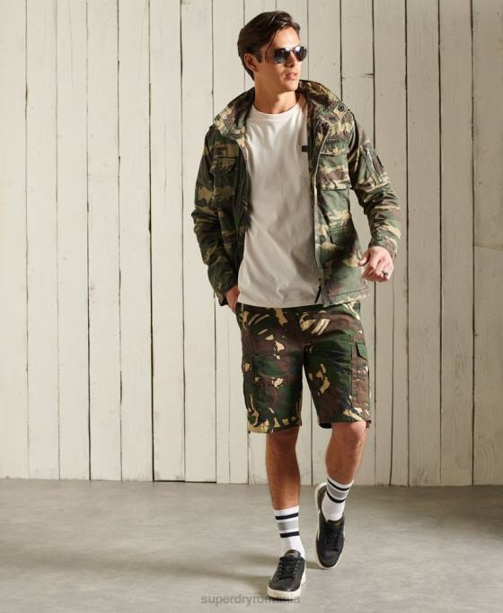 Superdry jachetă clasică pentru începători îmbrăcăminte kaki bărbați JX0Z4619