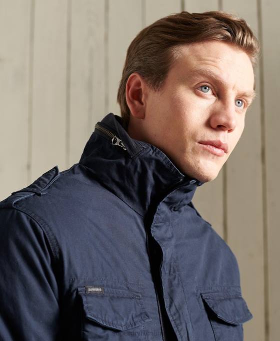 Superdry jachetă clasică pentru începători îmbrăcăminte marina bărbați JX0Z4603