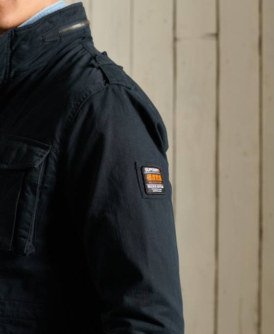 Superdry jachetă clasică pentru începători îmbrăcăminte marina bărbați JX0Z4686