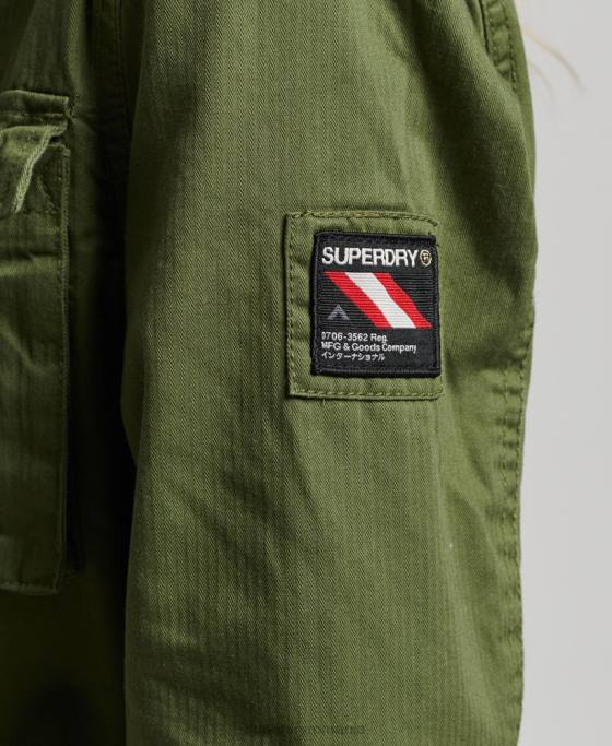 Superdry jachetă clasică rookie borg îmbrăcăminte verde femei JX0Z5588