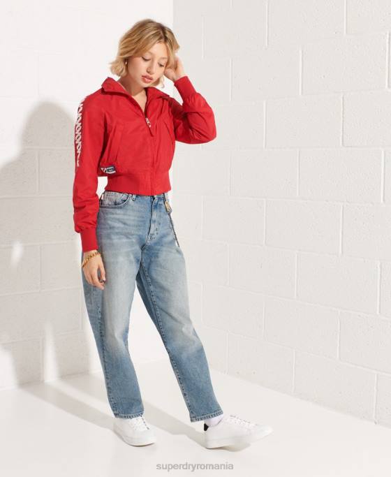 Superdry jachetă code energy sd-windrunner îmbrăcăminte roșu femei JX0Z5670