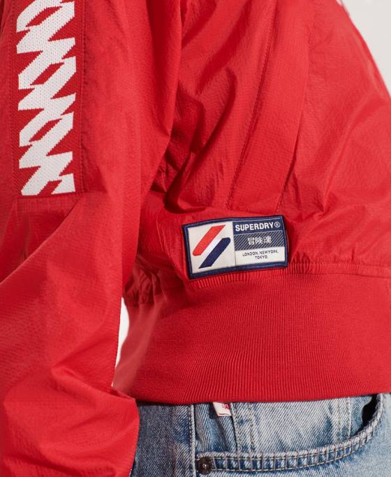Superdry jachetă code energy sd-windrunner îmbrăcăminte roșu femei JX0Z5670