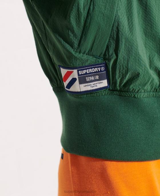Superdry jachetă code energy sd-windrunner îmbrăcăminte verde femei JX0Z5698