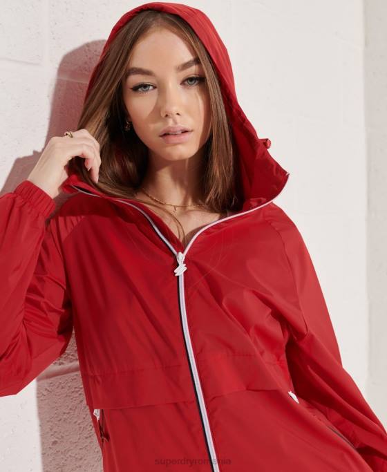 Superdry jachetă code sport ușoară îmbrăcăminte roșu femei JX0Z5604