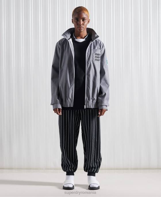 Superdry jachetă cu dungi sdx chambray ediție limitată îmbrăcăminte albastru bărbați JX0Z4767