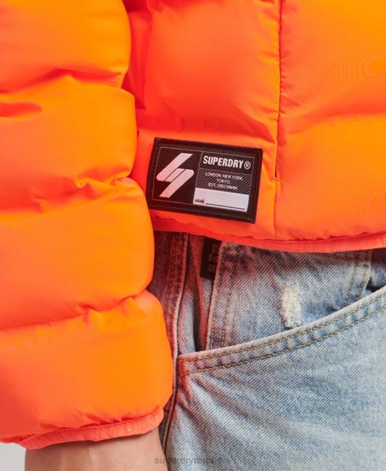 Superdry jachetă căptușită pentru toate anotimpurile îmbrăcăminte coral femei JX0Z3635