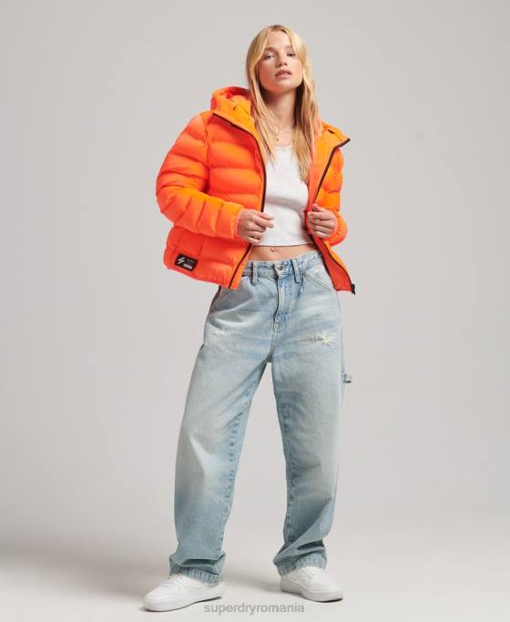 Superdry jachetă căptușită pentru toate anotimpurile îmbrăcăminte coral femei JX0Z3635