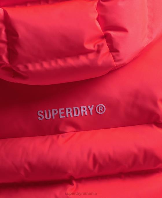 Superdry jachetă căptușită termoetanșată îmbrăcăminte coral femei JX0Z3711