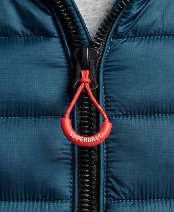 Superdry jachetă căptușită ușoară îmbrăcăminte albastru bărbați JX0Z911