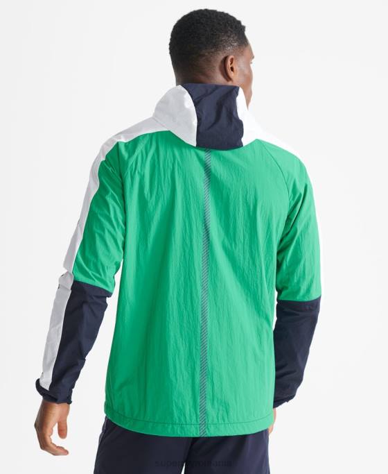 Superdry jachetă de alergare îmbrăcăminte marina bărbați JX0Z5400