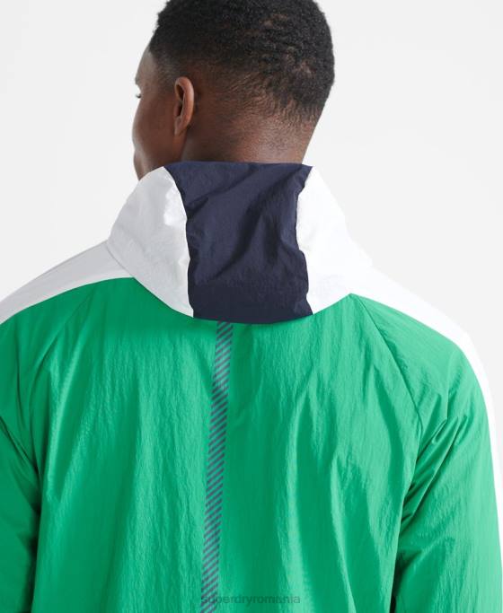 Superdry jachetă de alergare îmbrăcăminte marina bărbați JX0Z5400