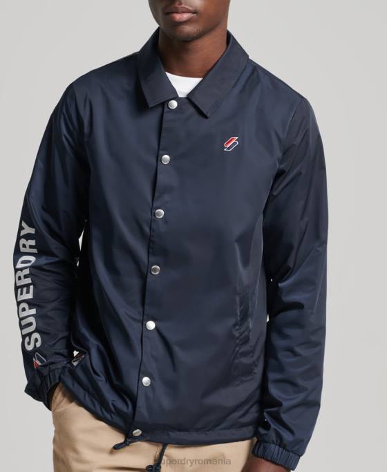 Superdry jachetă de antrenor code essential îmbrăcăminte marina bărbați JX0Z4580