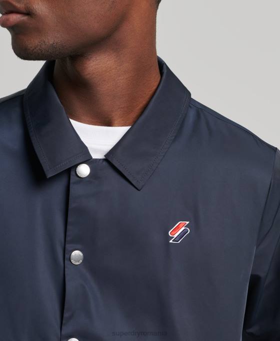 Superdry jachetă de antrenor code essential îmbrăcăminte marina bărbați JX0Z4580