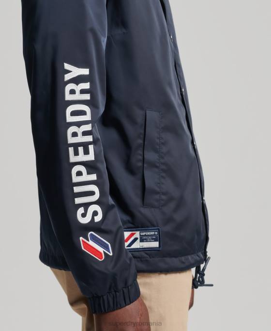 Superdry jachetă de antrenor code essential îmbrăcăminte marina bărbați JX0Z4580