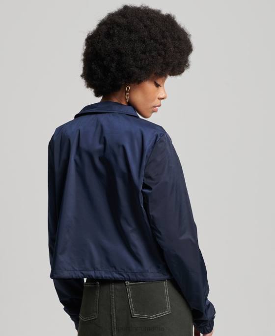 Superdry jachetă de antrenor esențială îmbrăcăminte marina femei JX0Z5425