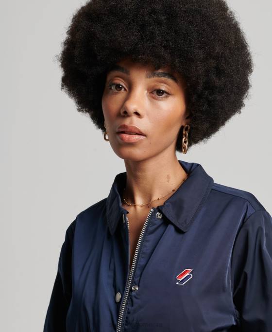 Superdry jachetă de antrenor esențială îmbrăcăminte marina femei JX0Z5425
