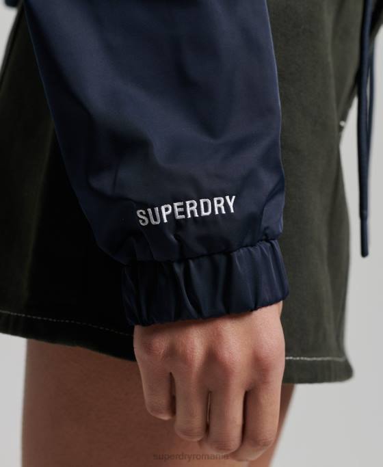Superdry jachetă de antrenor esențială îmbrăcăminte marina femei JX0Z5425