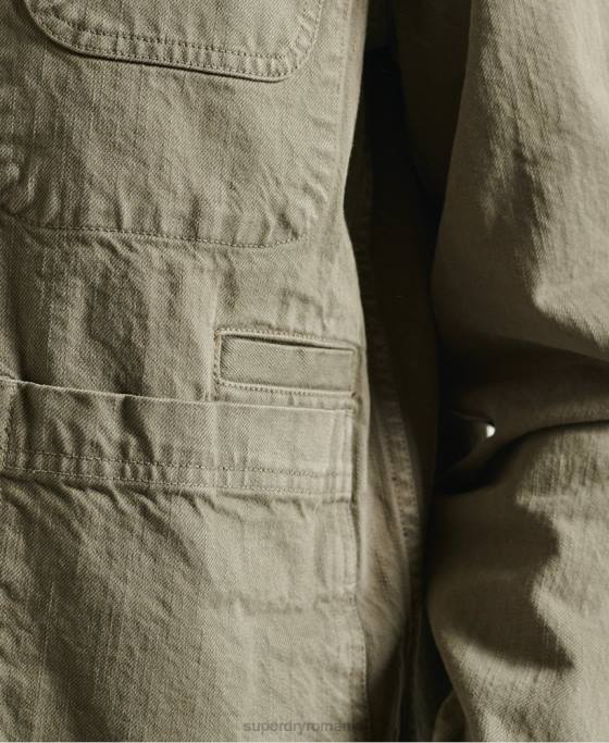 Superdry jachetă de artist uscată ediție limitată îmbrăcăminte kaki femei JX0Z5690