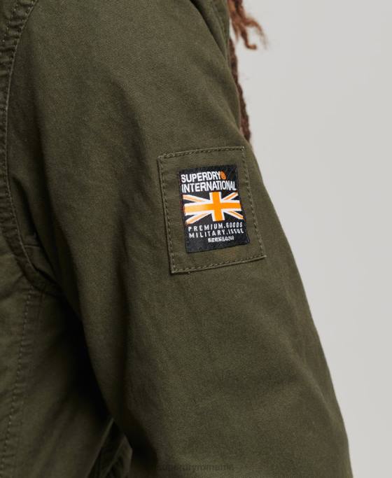 Superdry jachetă de câmp pentru vreme grea începător îmbrăcăminte verde bărbați JX0Z1137