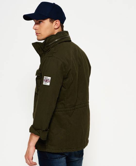 Superdry jachetă de câmp pentru vreme grea începător îmbrăcăminte verde bărbați JX0Z1204