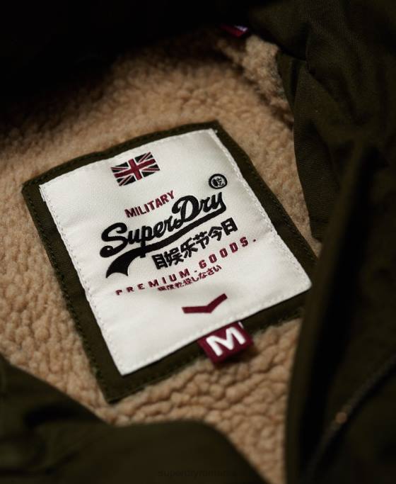 Superdry jachetă de câmp pentru vreme grea începător îmbrăcăminte verde bărbați JX0Z1204
