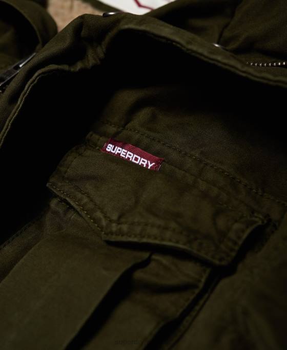Superdry jachetă de câmp pentru vreme grea începător îmbrăcăminte verde bărbați JX0Z1204