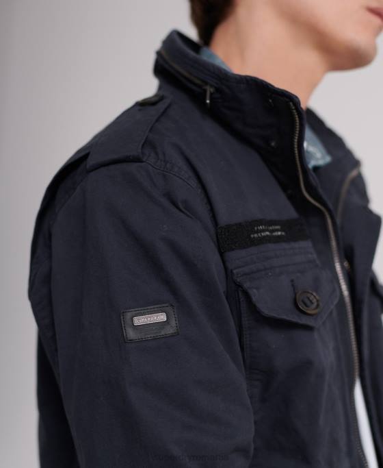 Superdry jachetă de câmp pentru începători îmbrăcăminte marina bărbați JX0Z4719