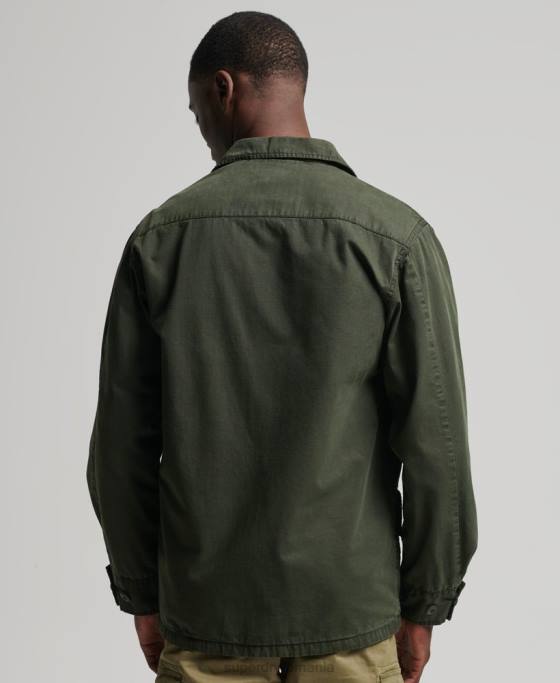 Superdry jachetă de luptă tropicală îmbrăcăminte verde bărbați JX0Z4701