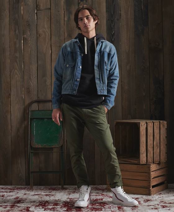 Superdry jachetă de muncitor japoneză uscată ediție limitată îmbrăcăminte albastru bărbați JX0Z4733