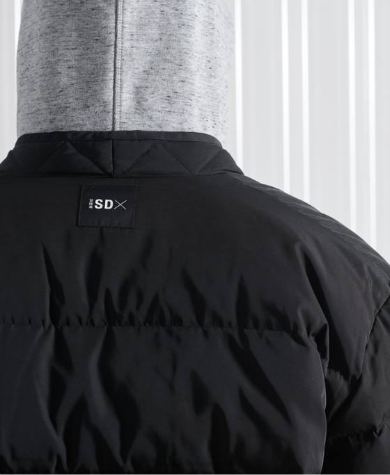 Superdry jachetă de puf sdx 2 în 1 ediție limitată îmbrăcăminte negru bărbați JX0Z4670