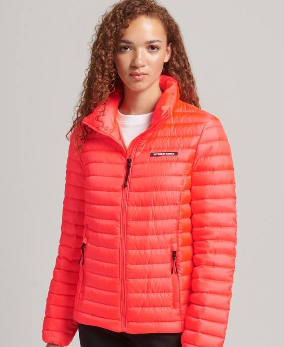 Superdry jachetă de puf tech core îmbrăcăminte coral femei JX0Z3714