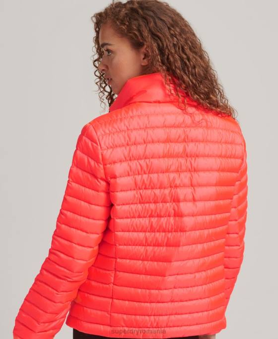 Superdry jachetă de puf tech core îmbrăcăminte coral femei JX0Z3714