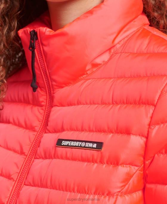 Superdry jachetă de puf tech core îmbrăcăminte coral femei JX0Z3714
