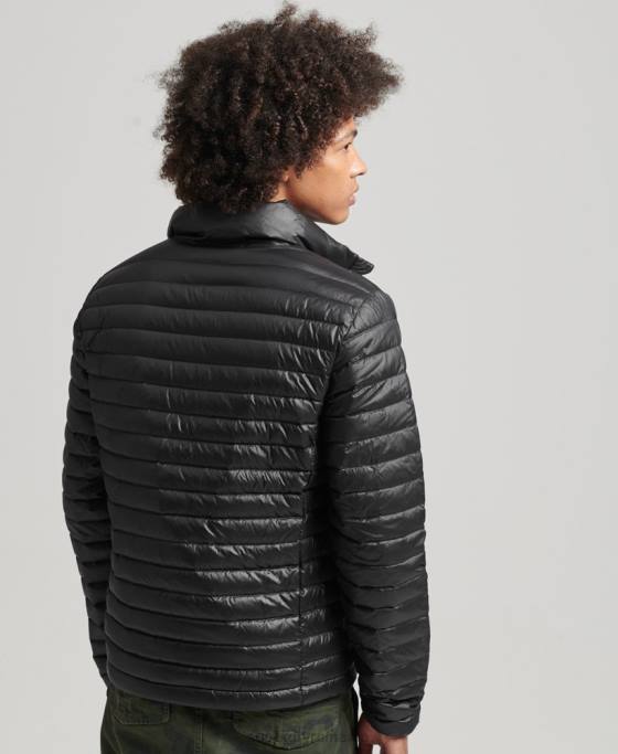 Superdry jachetă de puf tech core îmbrăcăminte negru bărbați JX0Z4474