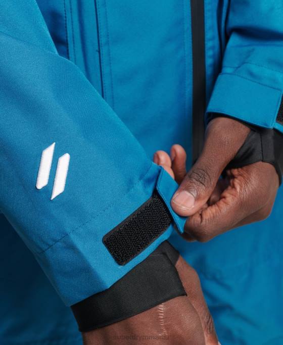 Superdry jachetă de salvare de schi îmbrăcăminte albastru bărbați JX0Z1375