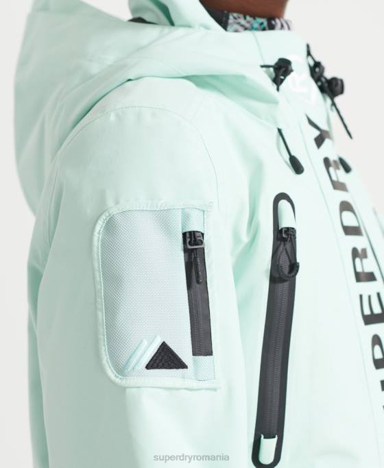 Superdry jachetă de salvare supremă îmbrăcăminte albastru deschis femei JX0Z5459