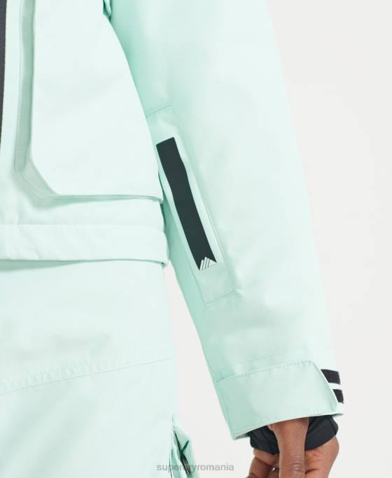 Superdry jachetă de salvare supremă îmbrăcăminte albastru deschis femei JX0Z5459