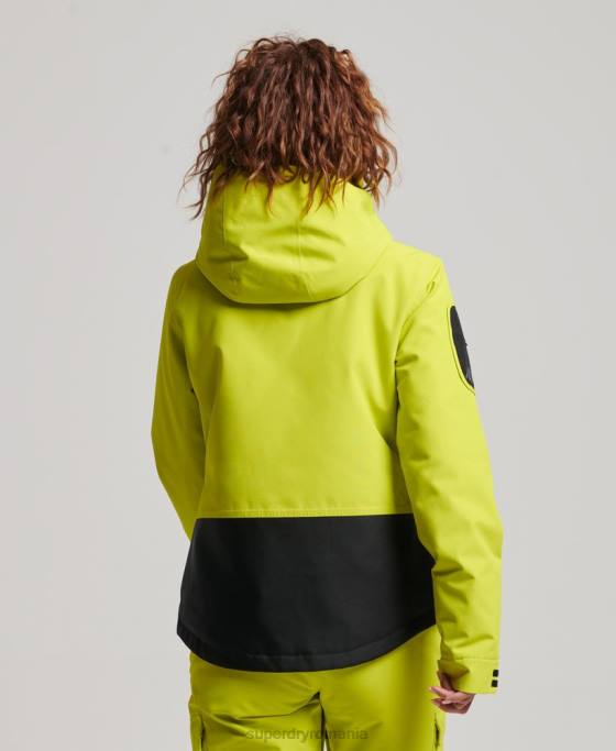 Superdry jachetă de salvare supremă îmbrăcăminte galben femei JX0Z3563