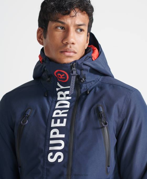 Superdry jachetă de salvare supremă îmbrăcăminte marina bărbați JX0Z6466