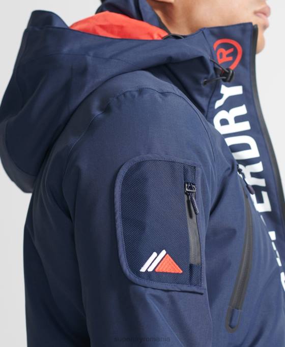 Superdry jachetă de salvare supremă îmbrăcăminte marina bărbați JX0Z6466